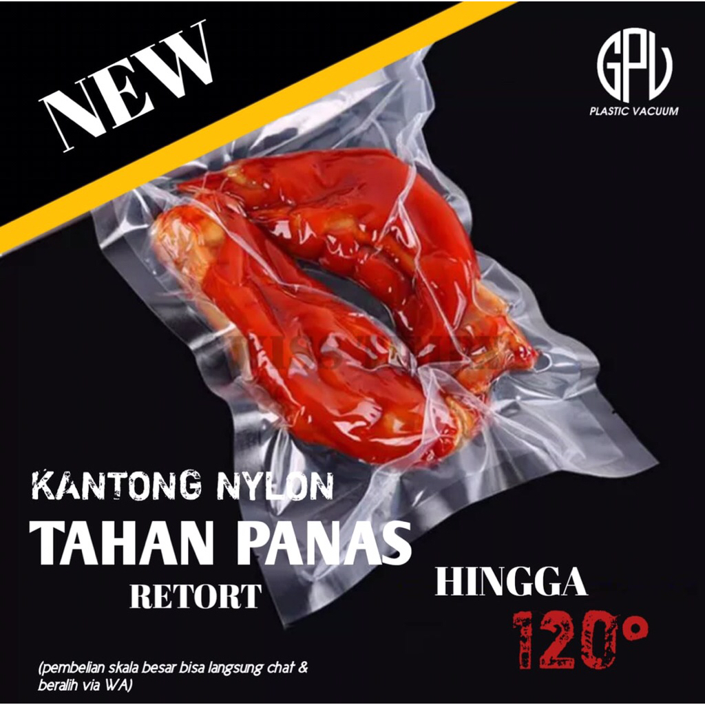 Plastik vakum makanan non embossed 1KG cocok untuk mkanan basah dan kering serta usaha rumahan