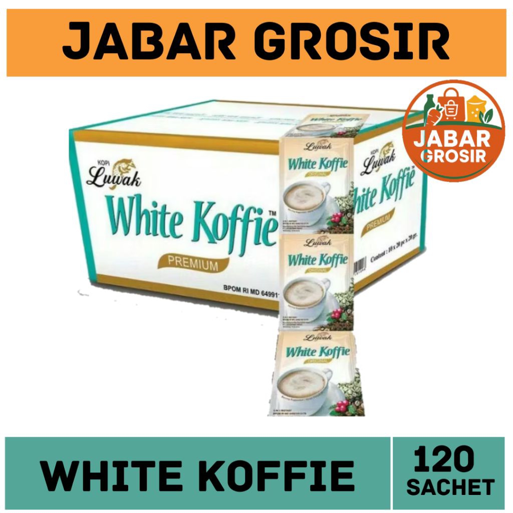 LUWAK WHITE KOFFIE 1 DUS