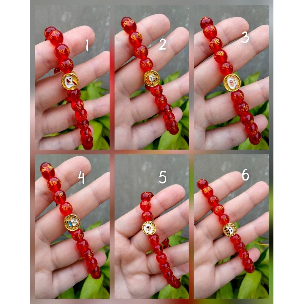 Gelang chinese / imlek / gelang 12 shio