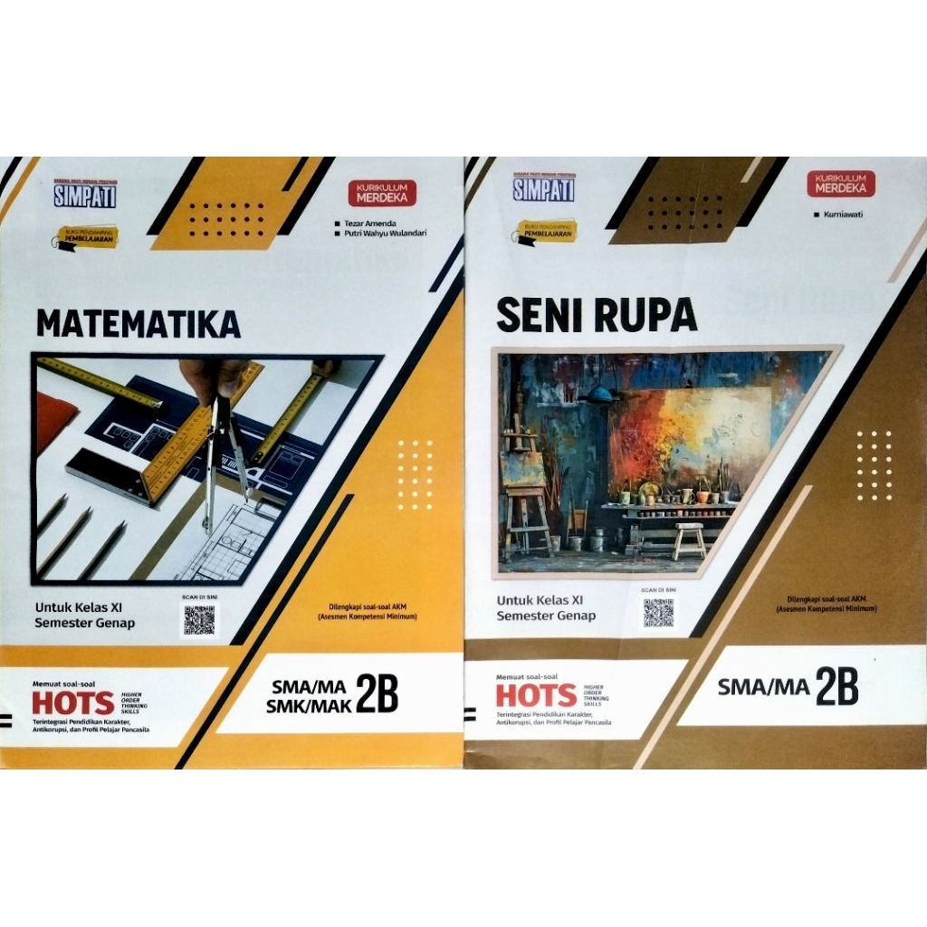 LKS SIMPATI MATEMATIKA, SENI RUPA 2B ( SMA KELAS 11 SEMESTER GENAP ) - Kurikulum Merdeka