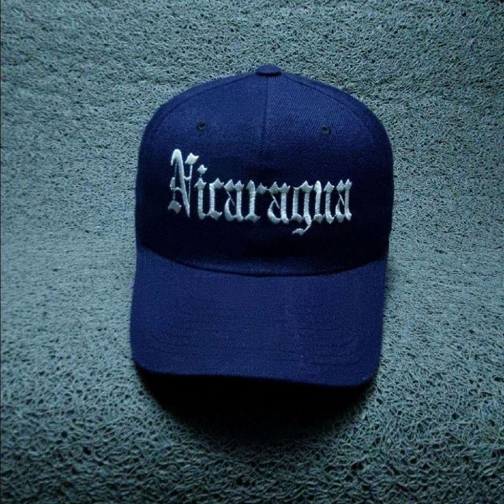 topi vintage Nicaragua bahan wool Rusia
