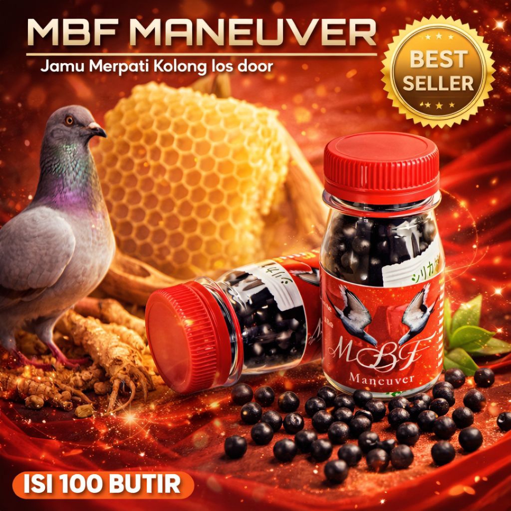 PROMO  ISI 100 BUTIR JAMU MBF MERPATI MANUVER losdor super NGEBOOM stut door sarang walet ginseng te