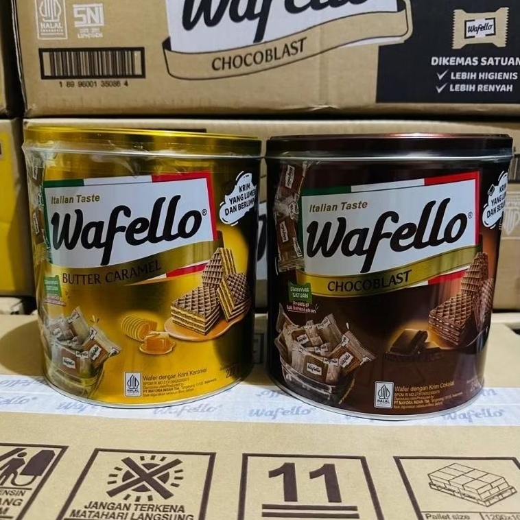 wafer Wafello kaleng