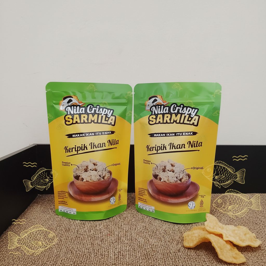 Nila Crispy Sarmila - Kripik ikan nila - kremesan ikan nila