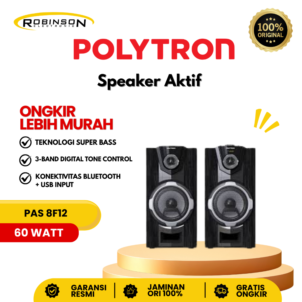 Speaker Aktif Polytron PAS 8F12