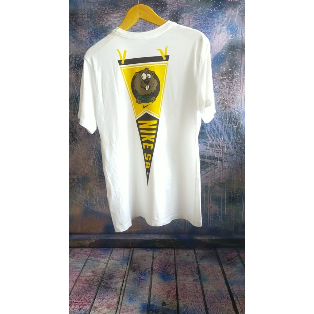 t-shirt kaos putih nike bekas