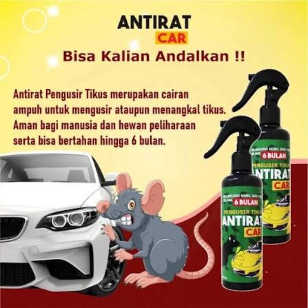 Antirat Semprotan Pengusir Tikus Khusus Mobil, Anti Karat
