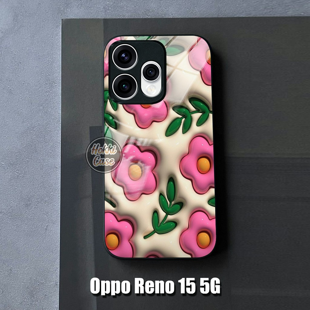 Case Oppo Reno 15 - Softcase Glass Oppo Reno 15 5G - Casing Oppo Reno 15 5G - Kesing Hp Oppo Reno 15