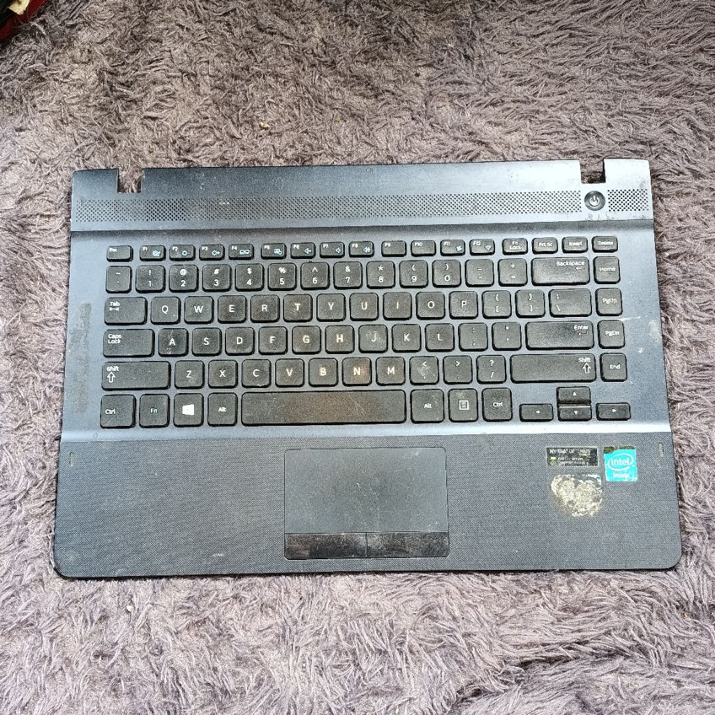 CASING FRAME KEYBOARD SAMSUNG 300E NP300E4V Palmrest Topcase Kesing Kibot Kondisi second masih bagus