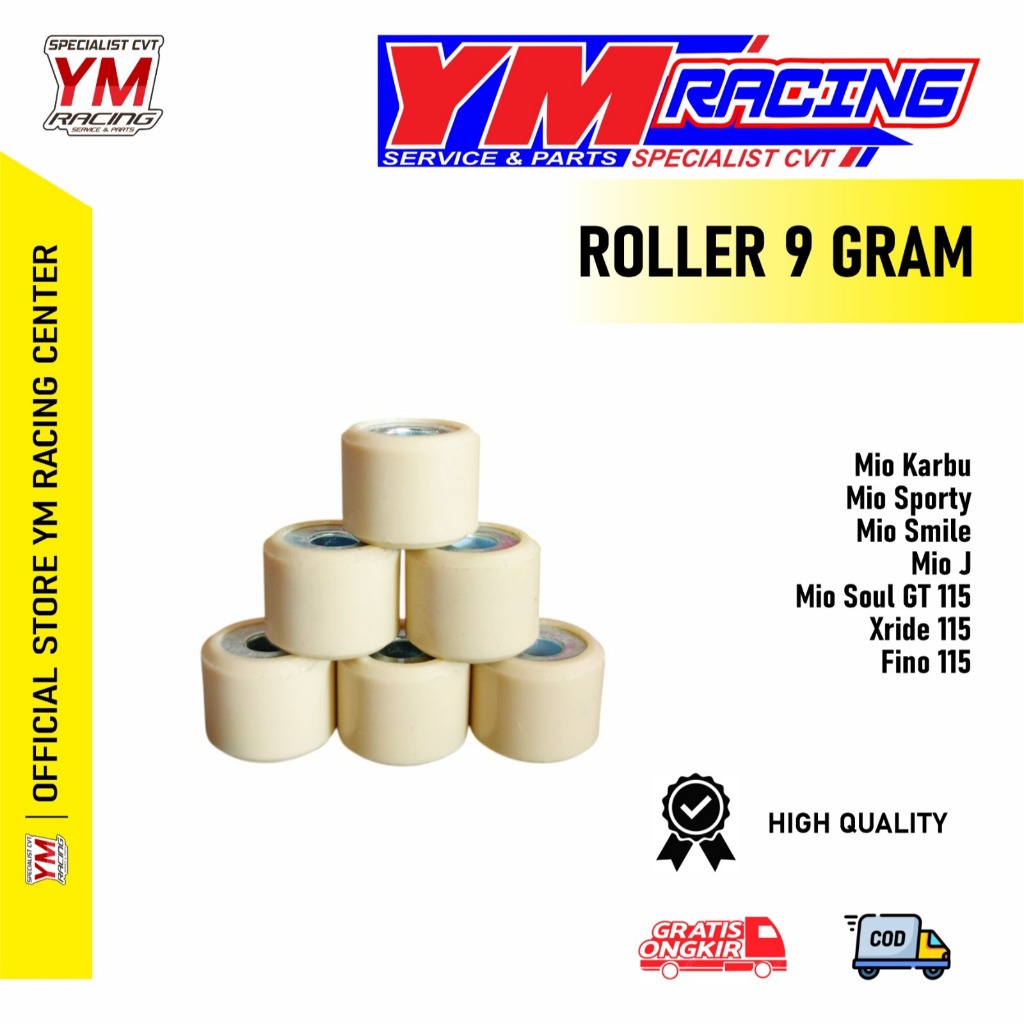roller mio 9 gram (sporty/smile) roller 9 g xride 115 [ roller mio j 9 gram / roller fino karbu 9 g 