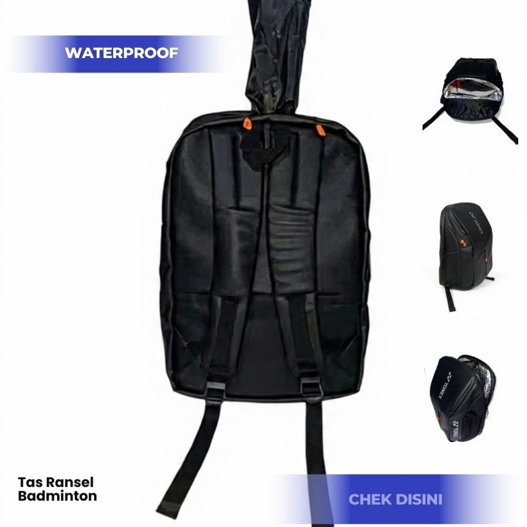 Tas Ransel Badminton Anti Air,Tas Raket Waterproof
