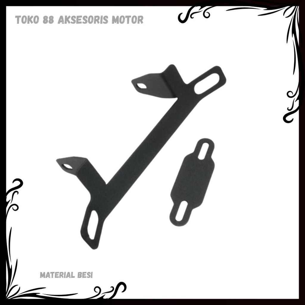 BRACKET DUDUKAN LAMPU TEMBAK NEW PCX 160 KOLONG MODEL TANDUK LAMPU TEMBAK PCX 160 NEW BARU