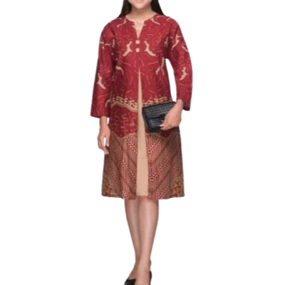 BATIK TUNIK JUMBO BAJU TUNIK BATIK BIGSIZE TUNIK MODERN