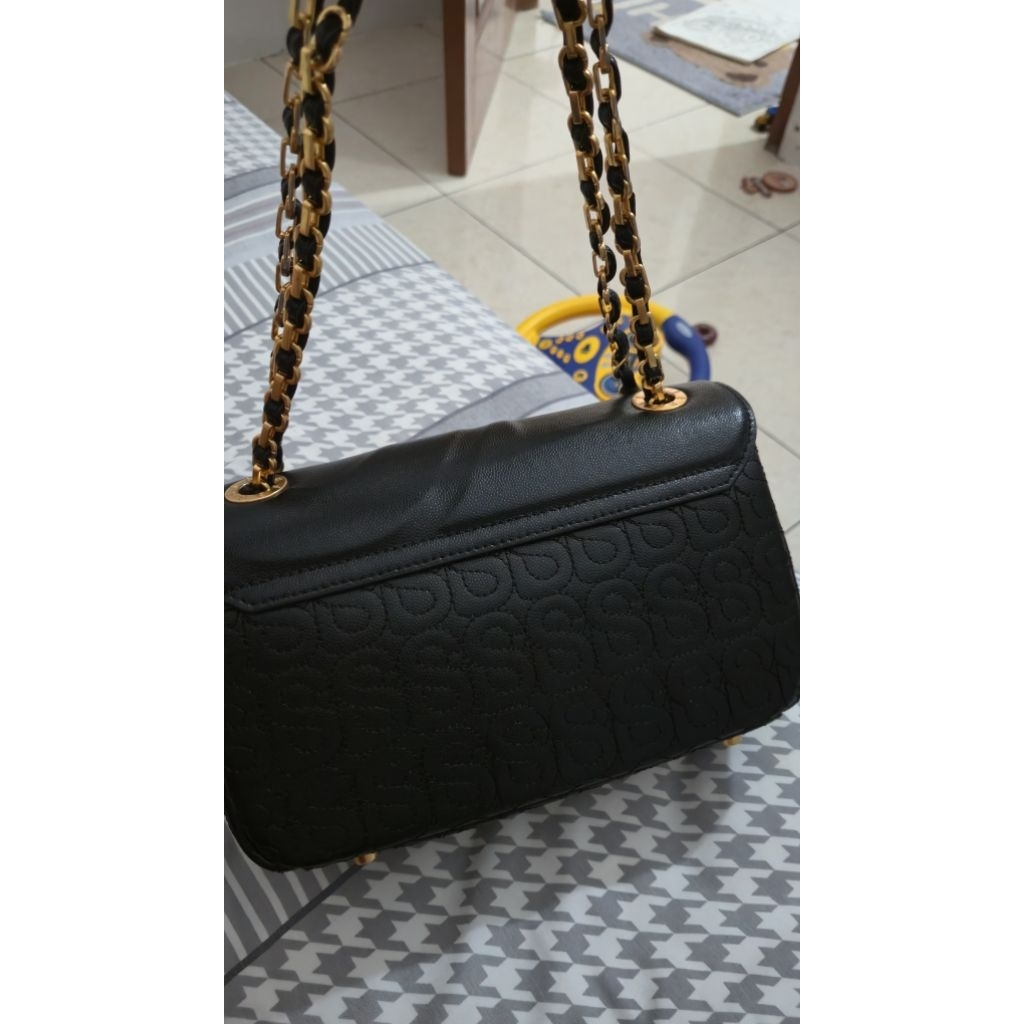 aluna leather flap bag