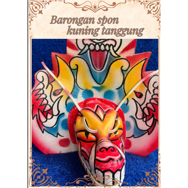 IMUT Barongan anak/Barongan spon murah/Caplokan spon BARONGAN ANAK NVM