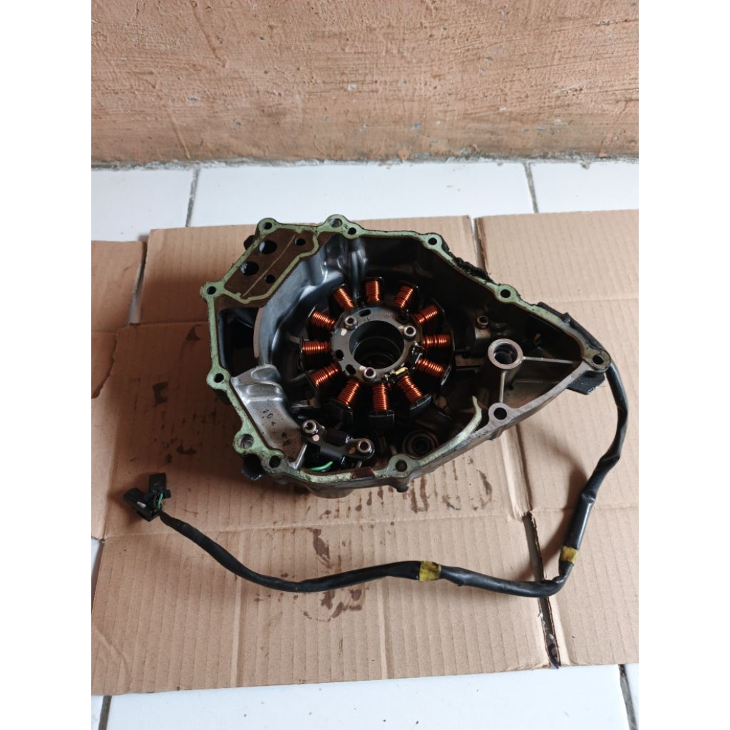 Spul set blok magnet suzuki gsx 150 pnp satria fu Fi original copotan fly wheel sepul spull bak bloc
