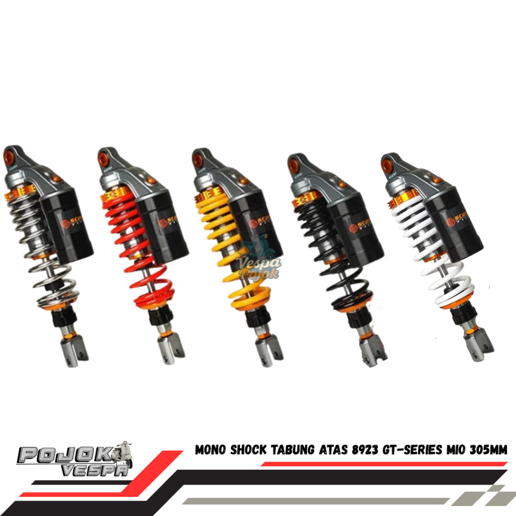 Mono Shock Tabung Atas 8923 GT-Series MIO - Scarlet Racing