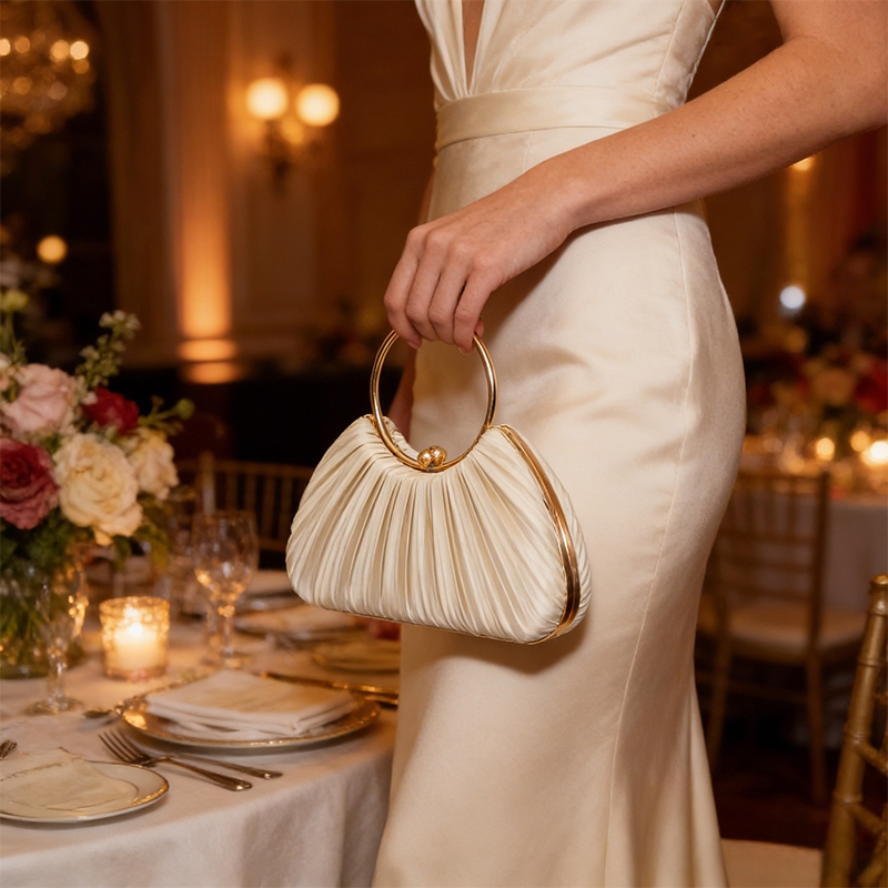 Women Bag Clutch Tas Tangan Bahan Sutra Mewah Kondangan Tas Pesta Tas Pesta Party Clutch Tas Wanita 