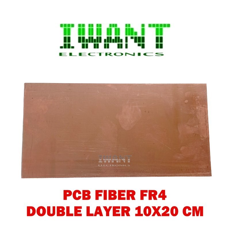 PCB POLOS DOUBLE 10X20 CM PCB 10X20 PERTINAK PAPAN JALUR PCB DOUBLE 10 X 20 PAPAN PCB DOUBLE POLOS 1