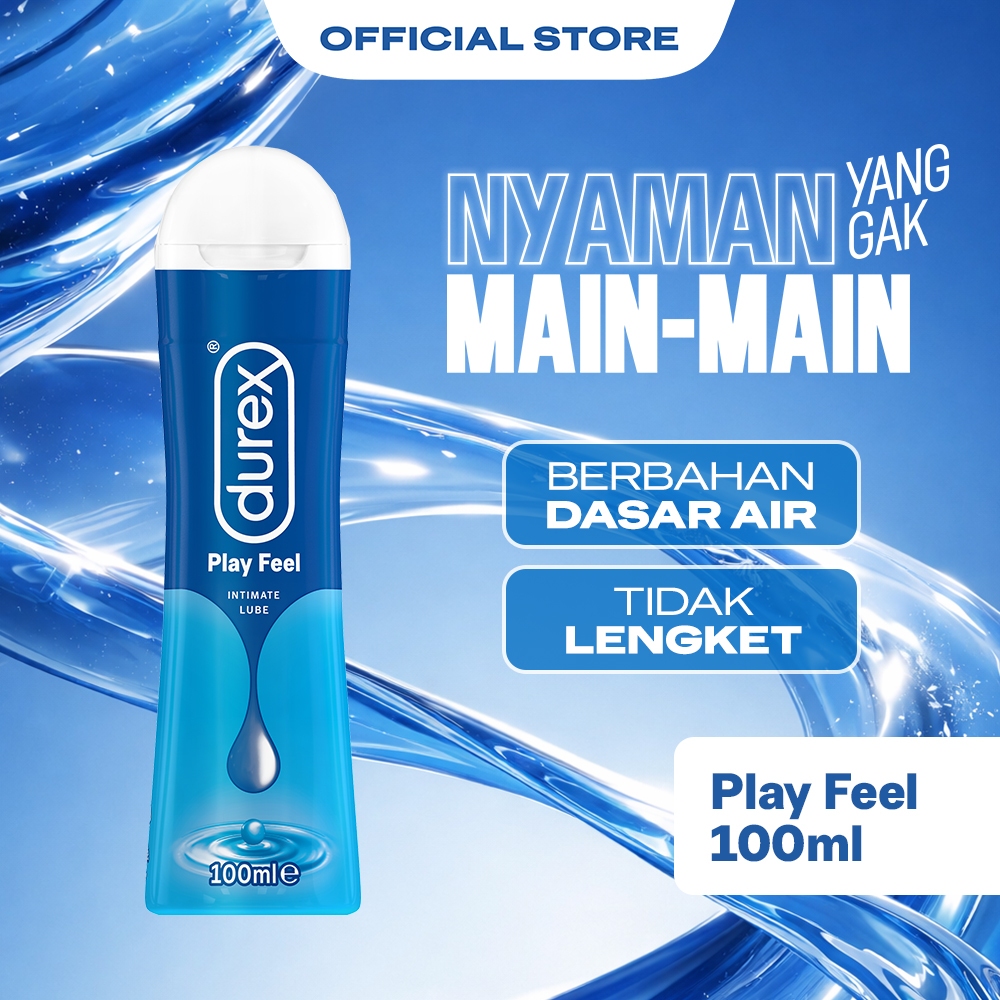 Durex Play Feel Pelumas Gel Seks Pria & Wanita 100ml Bottle - Lubricant Water Based Sex Lube
