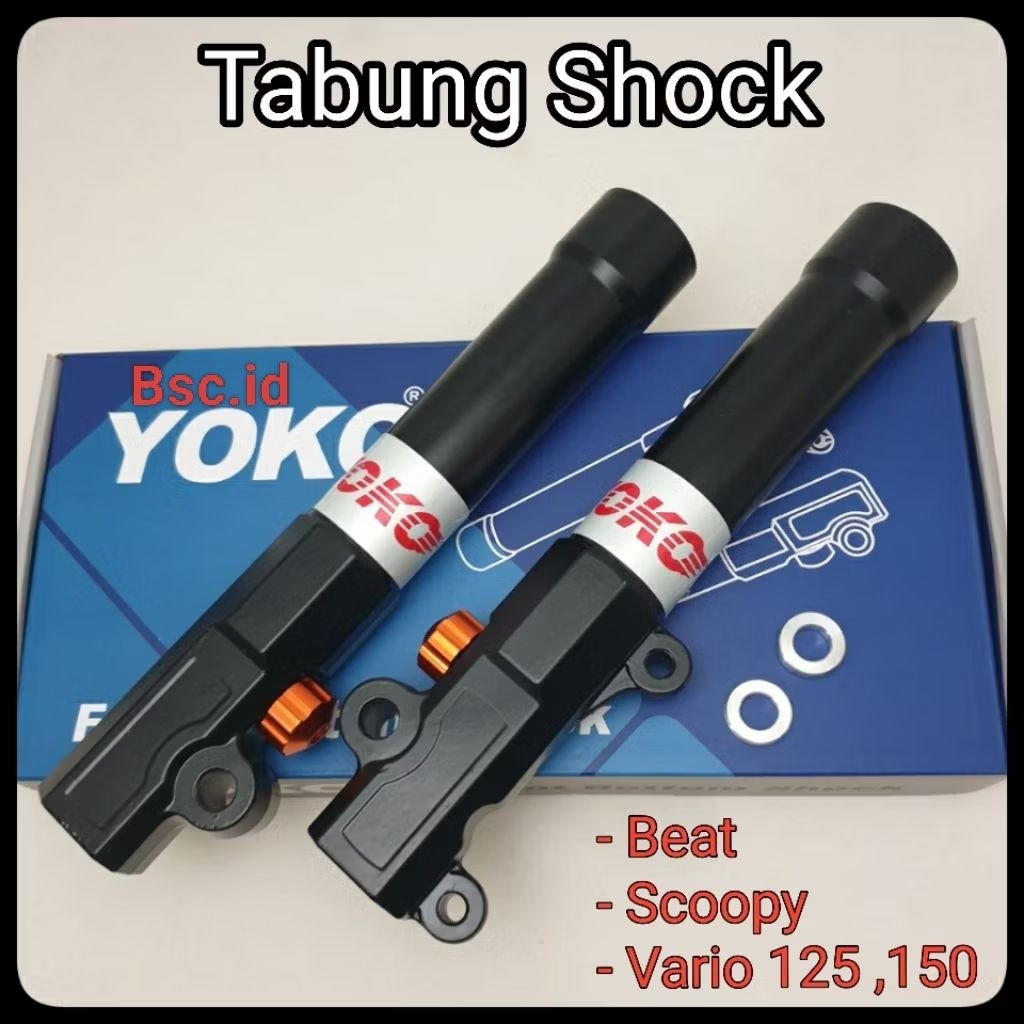 TABUNG SHOCK DEPAN HONDA MATIC BEAT SCOOPY & VARIO /SHOCK YOKO ORIGINAL