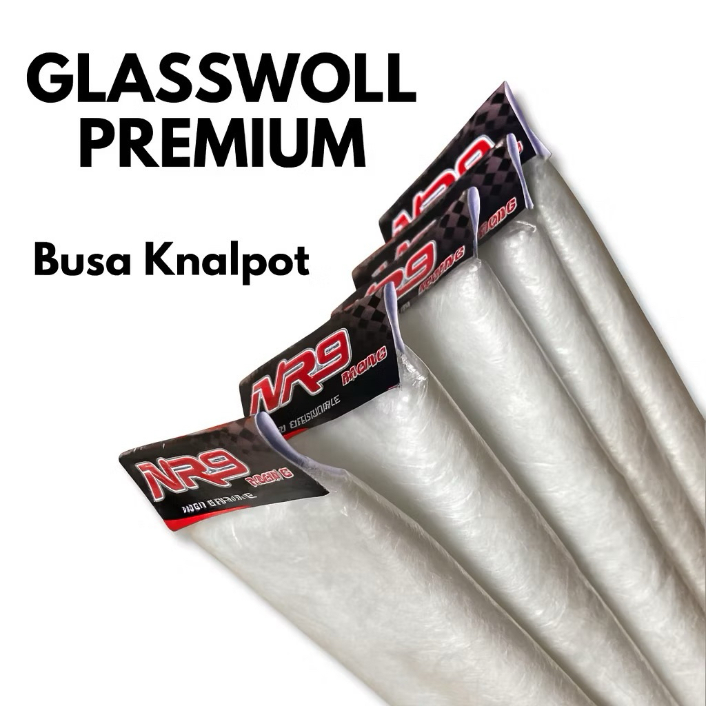 Glaswol Gasbul Glaswoll Knalpot Peredam Anti Bakar Anti Panas Premium