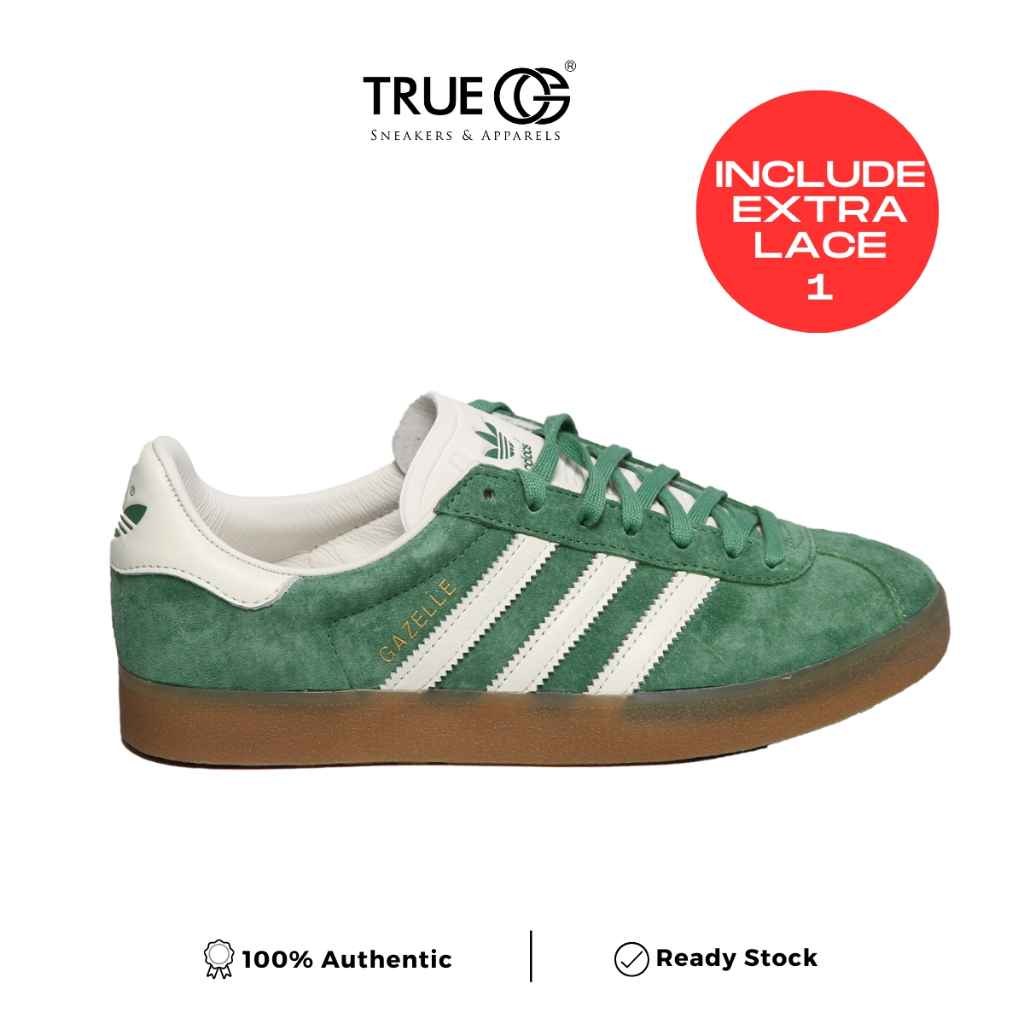 Adidas Gazelle Green Off White Authentic
