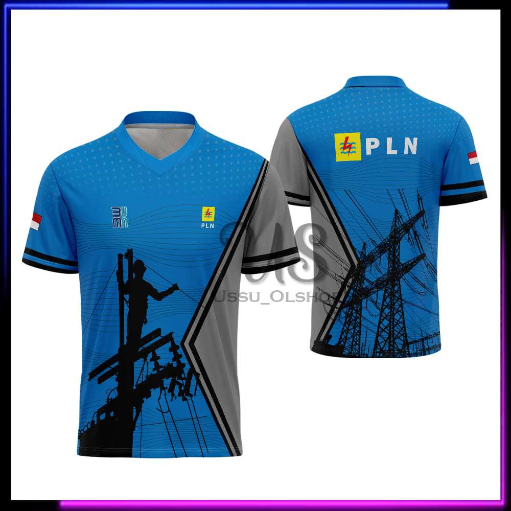 SERAGAM PLN / KAOS JERSEY PLN / BAJU LAPANGAN PLN / KAOS DINAS PLN