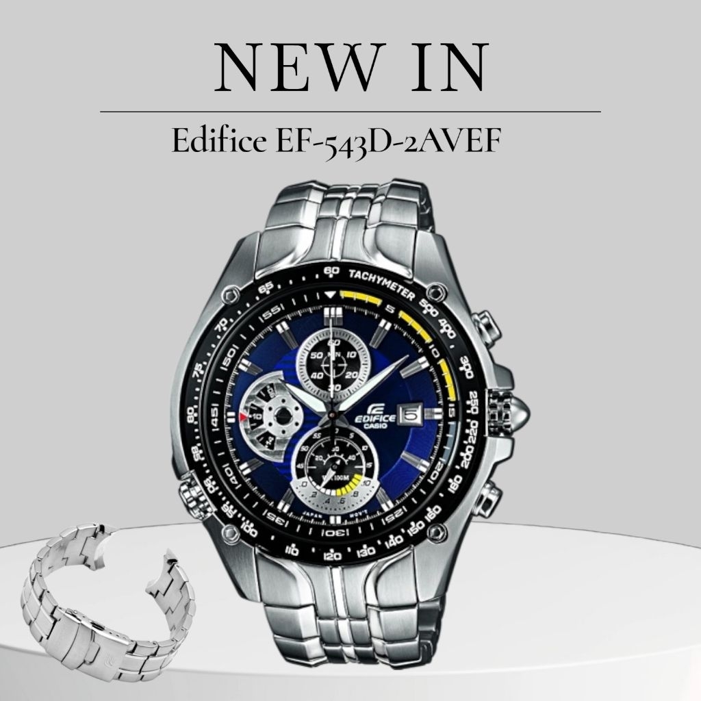 Jam Tangan Pria Merk Casio Edifice Type : EF 543 Baterai