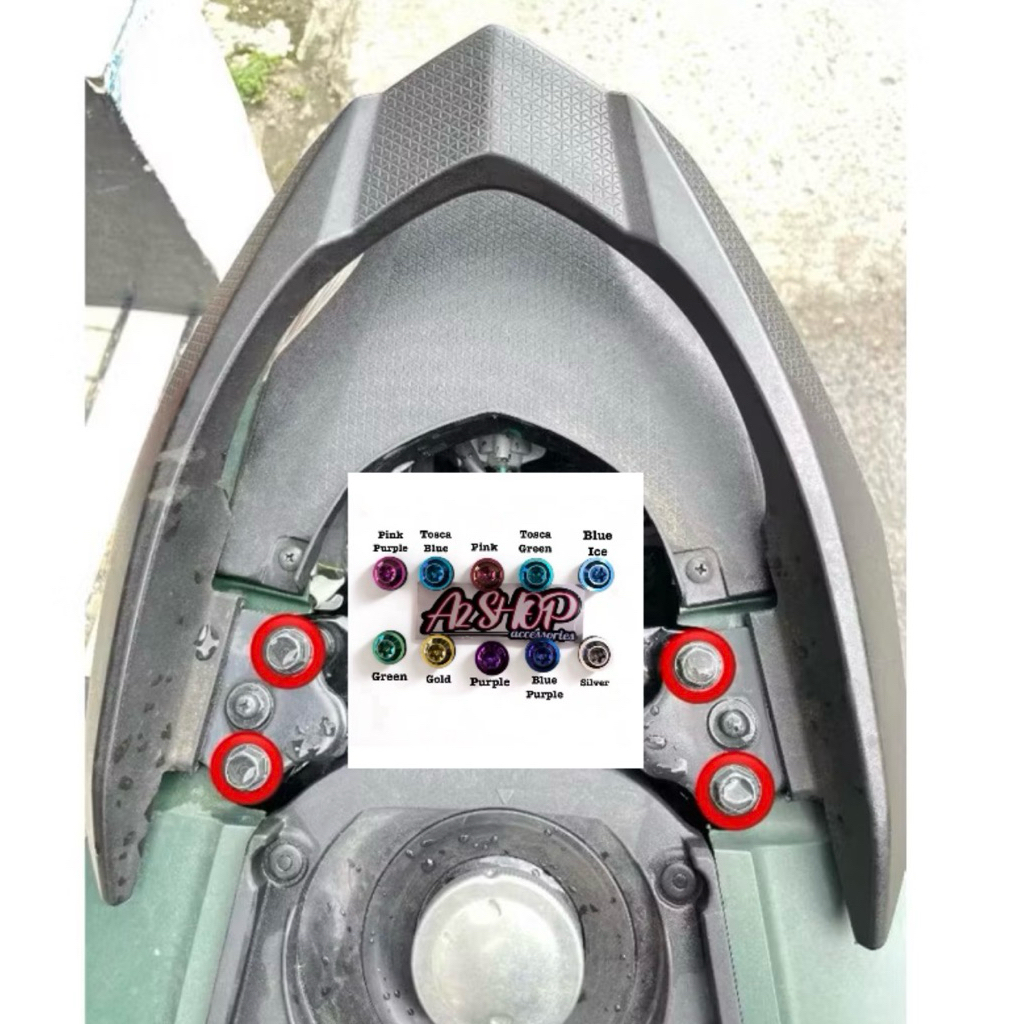 BAUT TITANIUM BEHEL BEAT DELUXE HARGA 4 BAUT