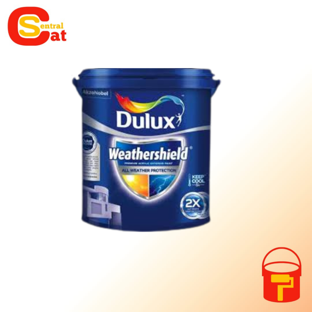 CAT TEMBOK LUAR DULUX WEATHERSHIELD BRILIANT WHITE 20KG
