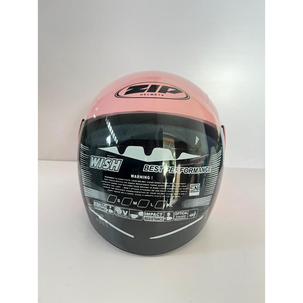 Helm ZIP Vega Solid / Polos (Model Evo)