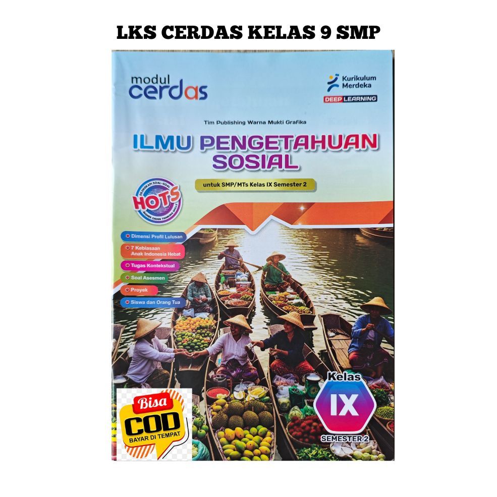 Lks Cerdas IPS Kelas 9 SMP Smt 2 Murah Terbaru
