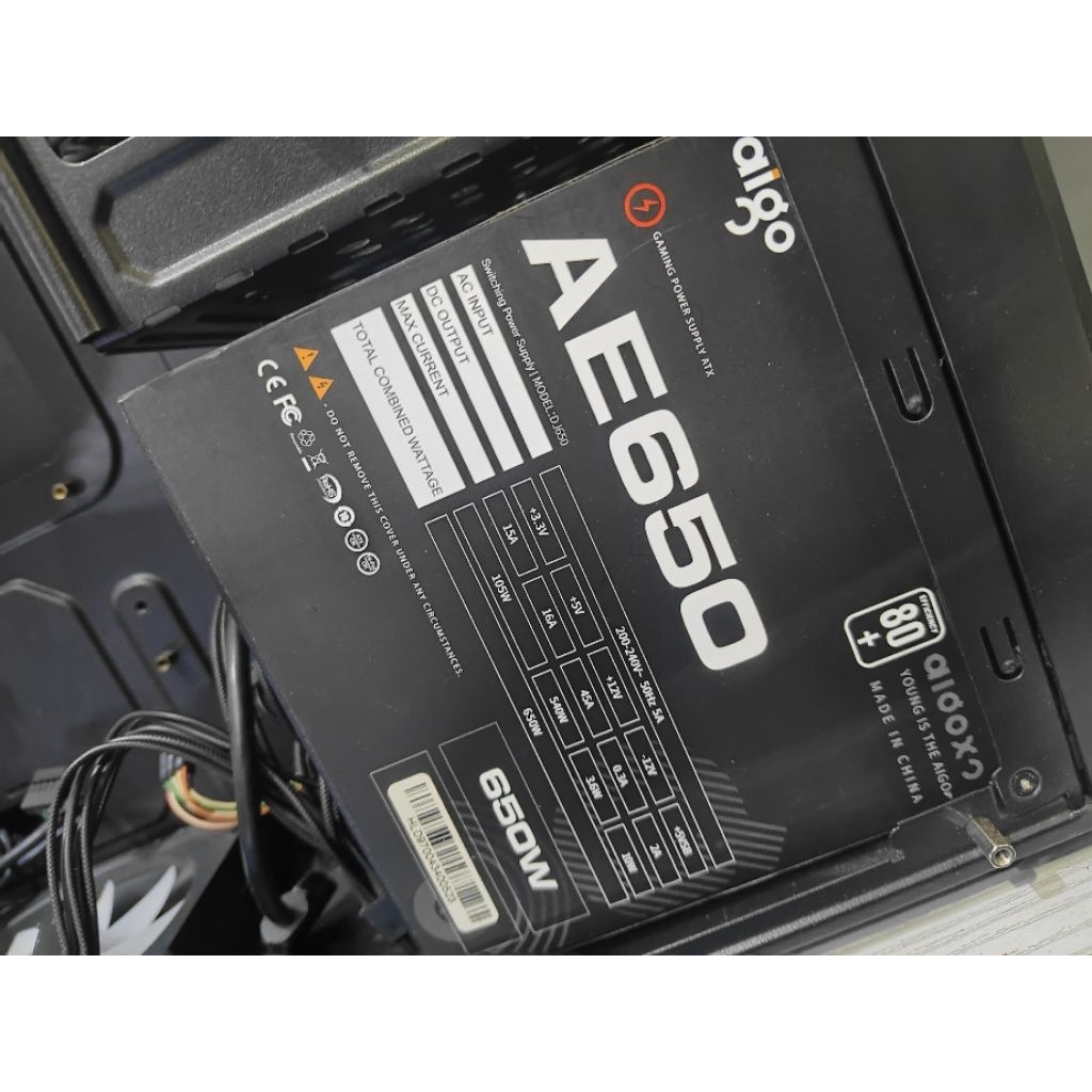 PSU aigo AE650 80+ second | 650 watt