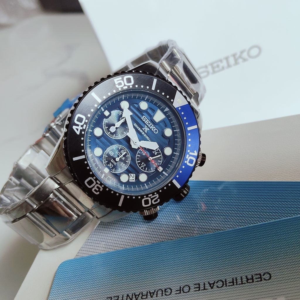 Jam Tangan Pria Seiko Prospex SSC Chrono Aktif