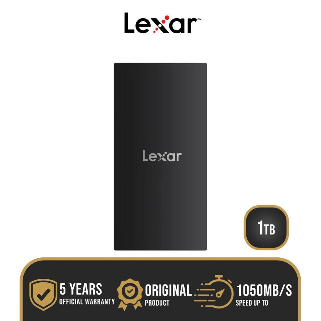 Lexar SL300 SSD External Portable 1TB - 1 TB USB-C 3.2 SSD Eksternal Lexar SL 300 Portable Storage T