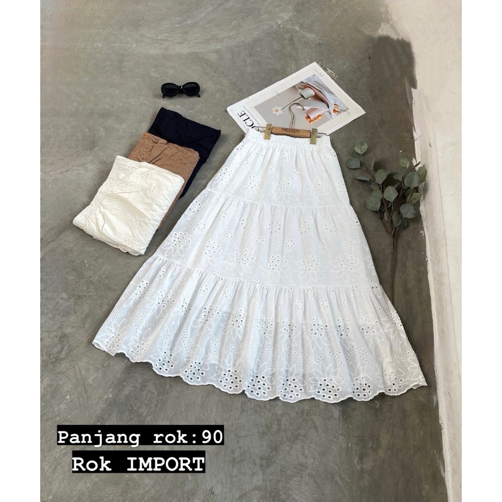 Rok katbol bkk/katun import/LP 100cm,PJ 90cm