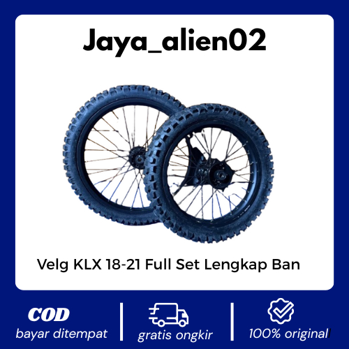 Velg KLX 18-21 Full Set Lengkap Ban ORIGINAL