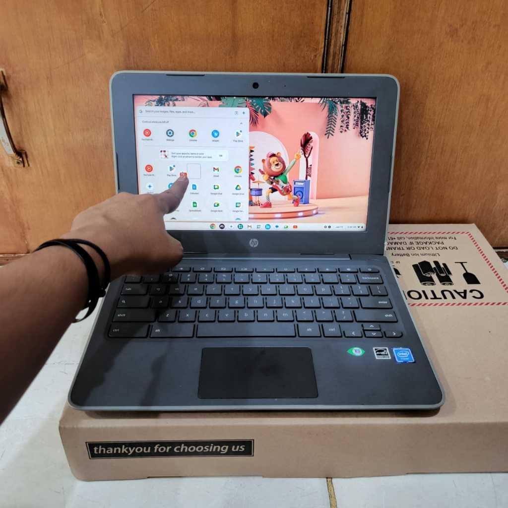 HP ChromeBook 11 G7 EE, INTEL CELERON N4000, TC, 4/32Gb, Grey