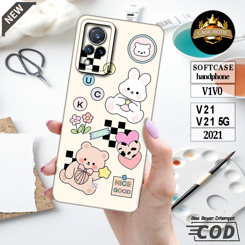 Softcase Hp VIVO V21 Casing VIVO V21 Terbaru 2021 Aksesoris Softcase Casing Silikon Case Hp Murah
