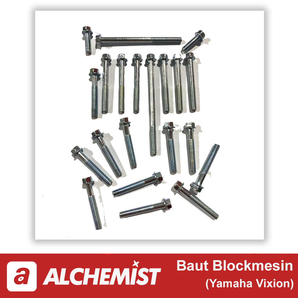 Baut Vixion 1Set / Baud Block Mesin Vixion 1Set / Baud Block Mesin Yamaha Vixion 1Set