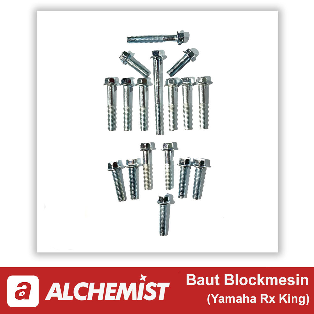 COD Baut Block Mesin Yamaha Scorpio 1Set / Baut Yamaha Scorpio / Baut Baud Block Mesin Yamaha Scorpi