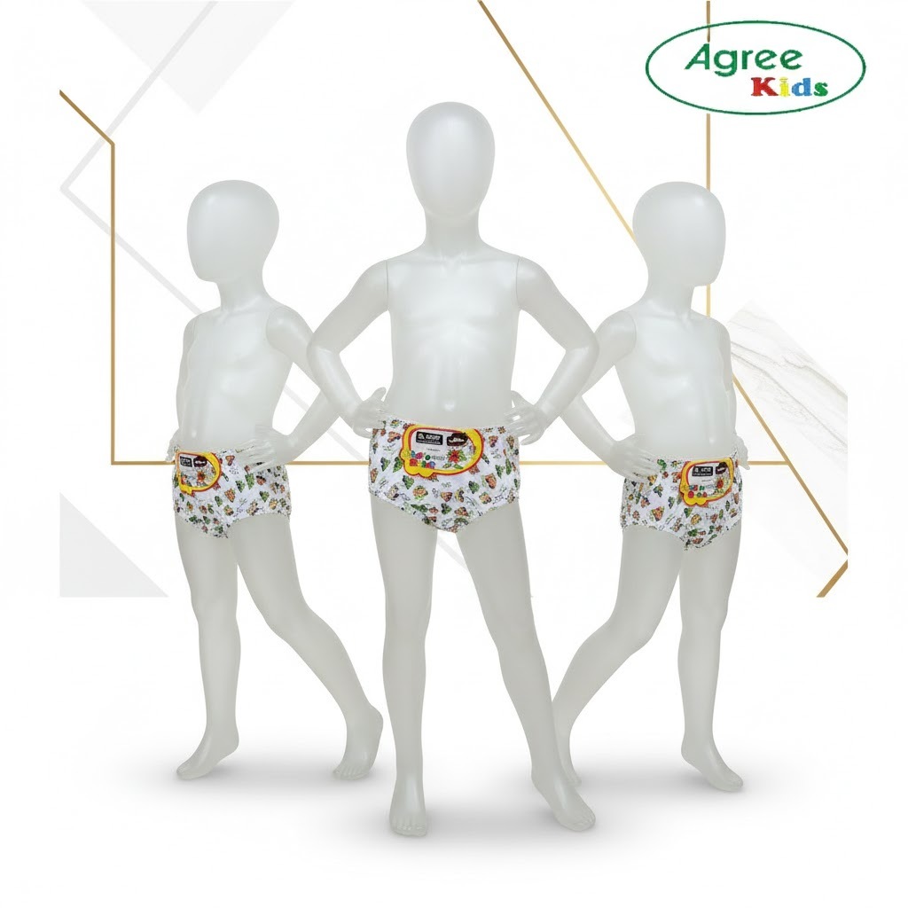 Celana Dalam Anak Laki-Laki Agree Kids AK 108 Karet Boxer Isi 3 Pcs - CD Anak Laki Agree Kids AK 108