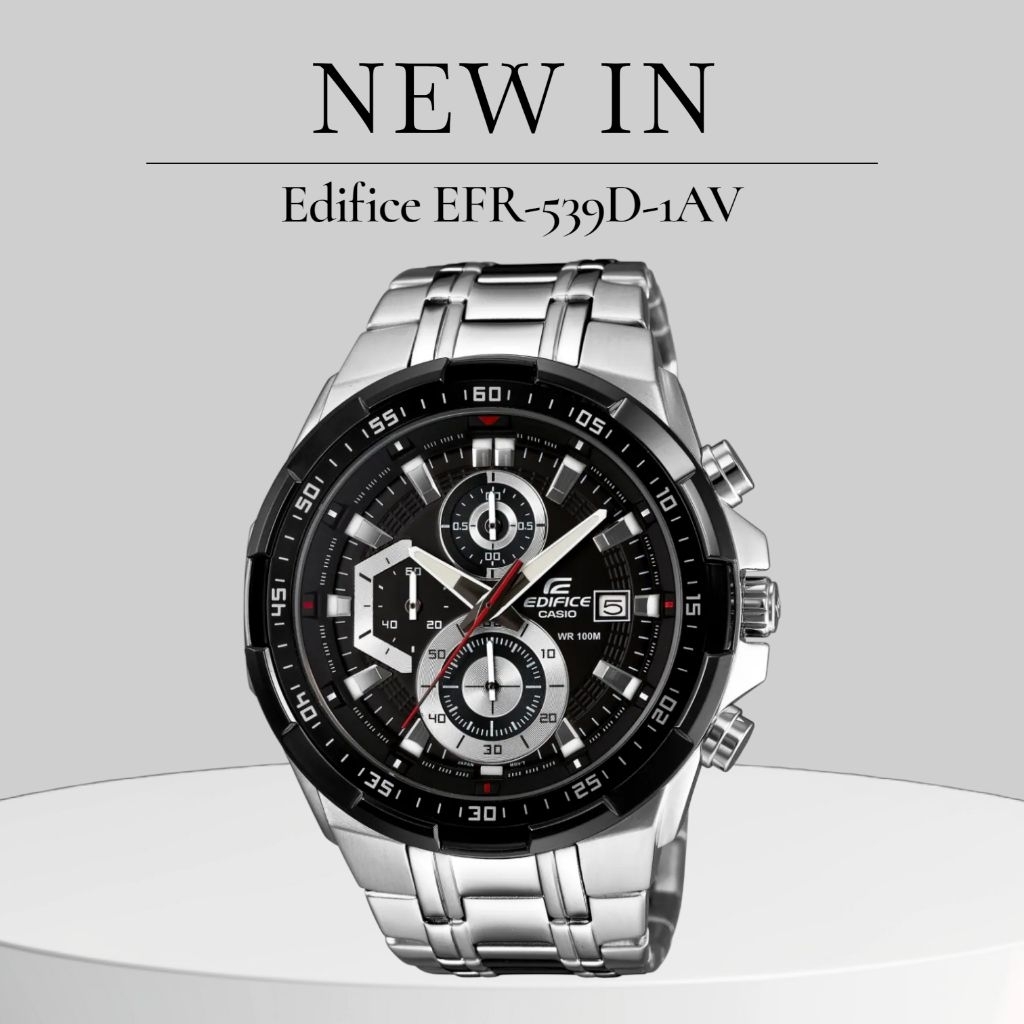 Jam Tangan Pria Merk Casio Edifice Type : EF 539 Baterai