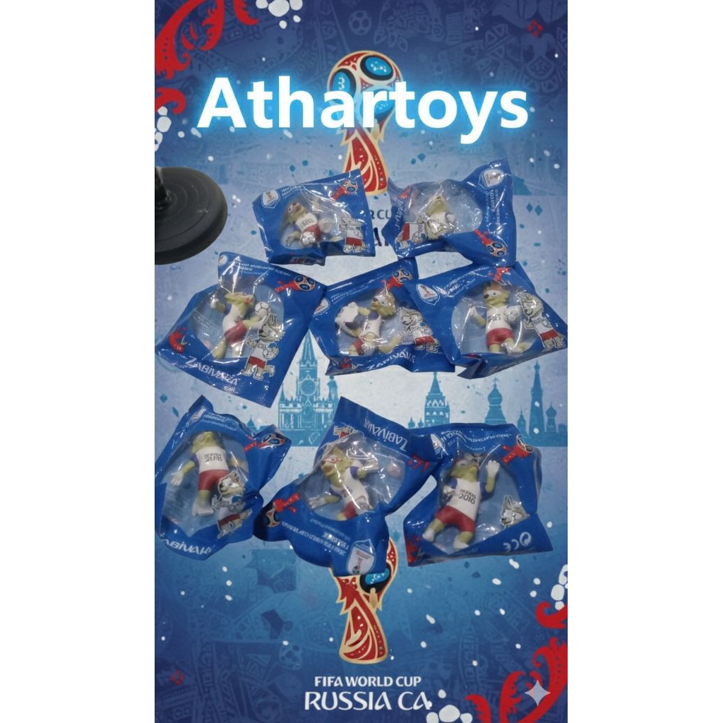 figure Zabivaka maskot souvenir world cup Rusia 2018