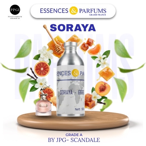 BIBIT PARFUM SORAYA INSPIRED BY SKANDAL J.P.G. GRADE A - BY ESSENCES & PARFUMS 100% MURNI