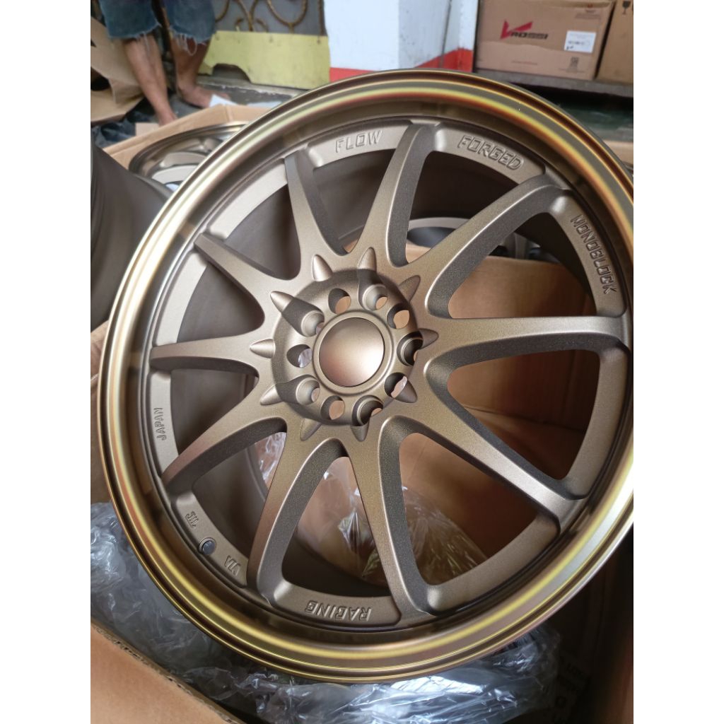 4 velg promo R18 PCD 5X 114 baru bronze gold polis crv hrv brv innova xtrail rebound xpander livina 
