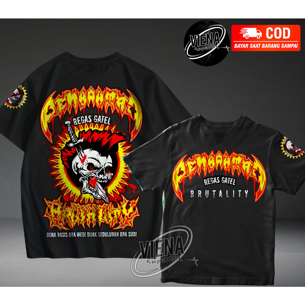 kaos pembantai regas terbaru kaos distro disain terbaru PEMBANTAI REGAS