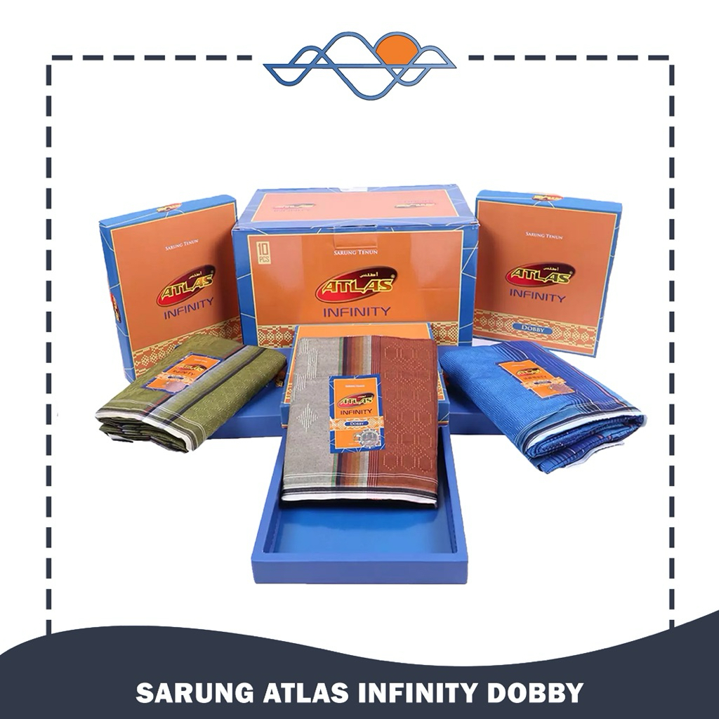 Sarung Atlas Infinity Dobby 10 Pcs Grosir