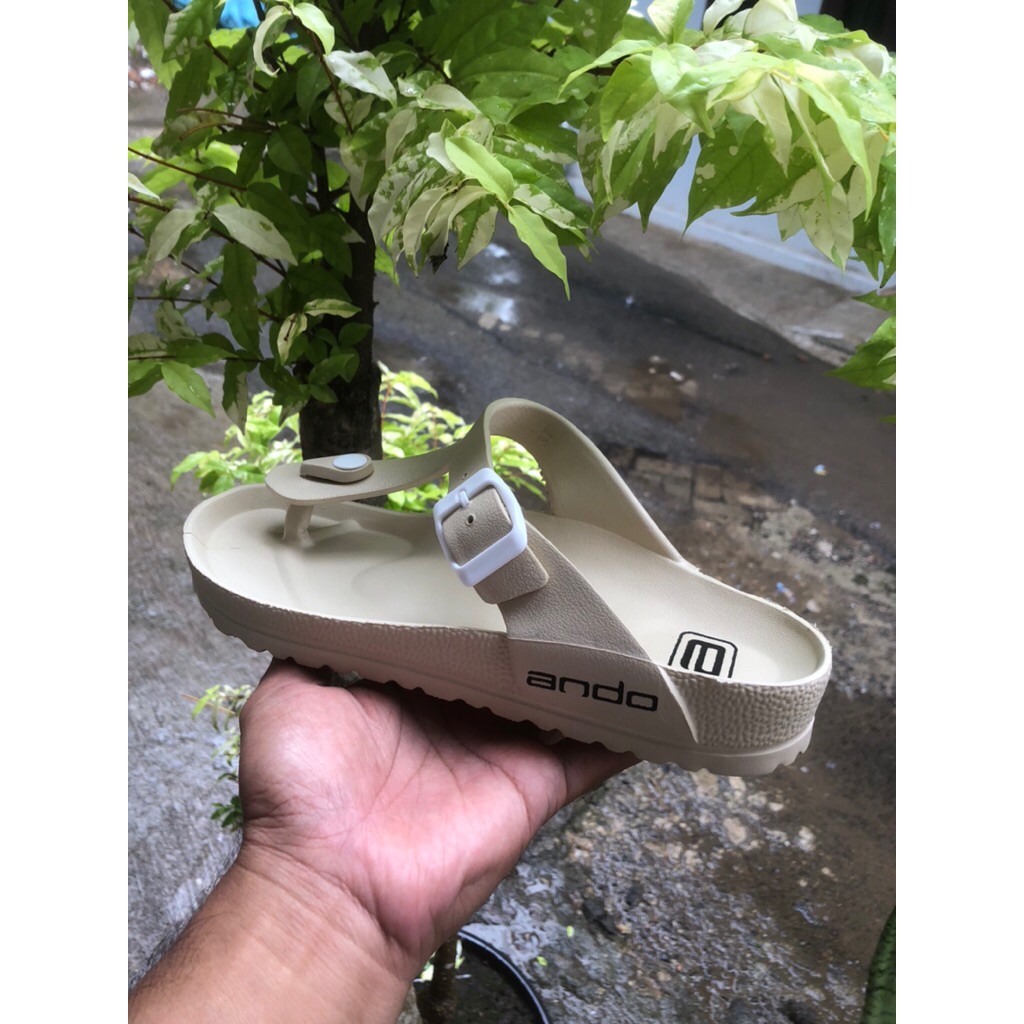 SANDAL ANDO JEPIT WANITA SANDAL JEPIT KARET TERBARU
